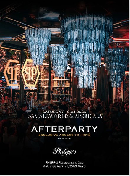 Aperigala Afterparty con ASmallWorld, Philipp's Milano